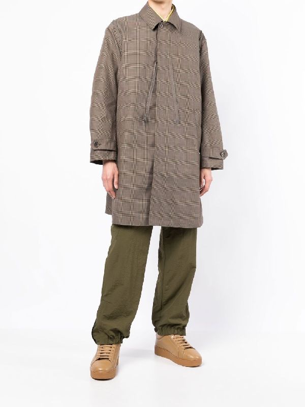 Patch Pocket Check Coat