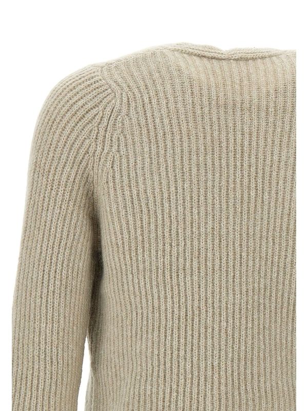 V-neck Alpaca Blend Knit