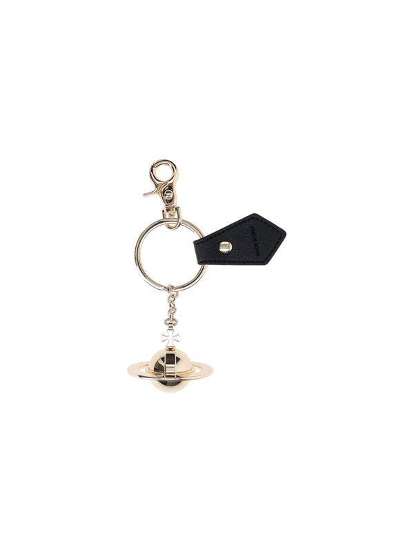 Vivienne Westwood Black Gold Keyrings