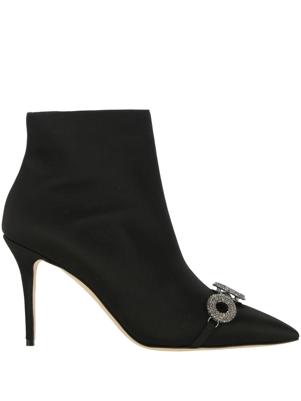 Balvisa Satin Ankle Boots