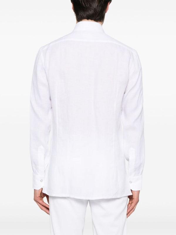 White Linen Shirt