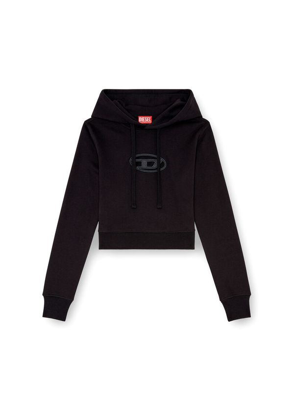 Slimmy Cutout Logo Crop Hoodie