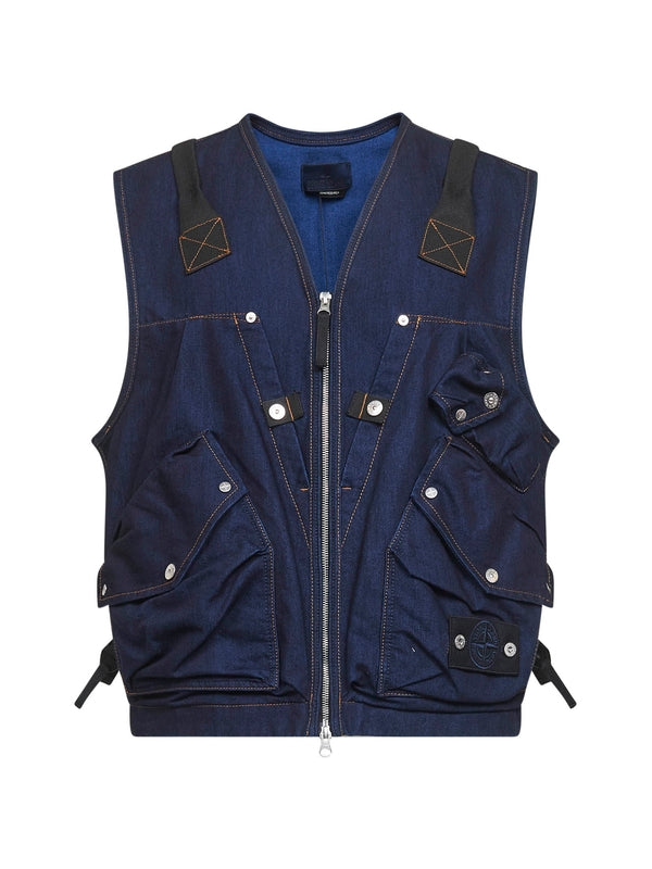 Stone Island Blue Vests