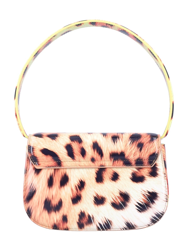 1dr Glossy Cheetah Shoulder Bag