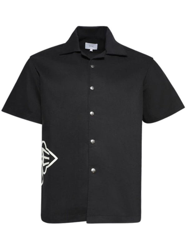 Criss Cross Logo Cotton Shirt