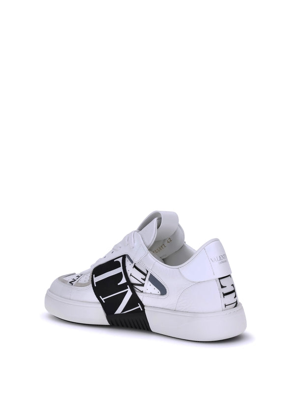Valentino White Low Top Sneakers