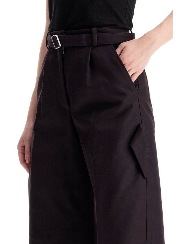 Belt High Waist Balloon Fit Pants