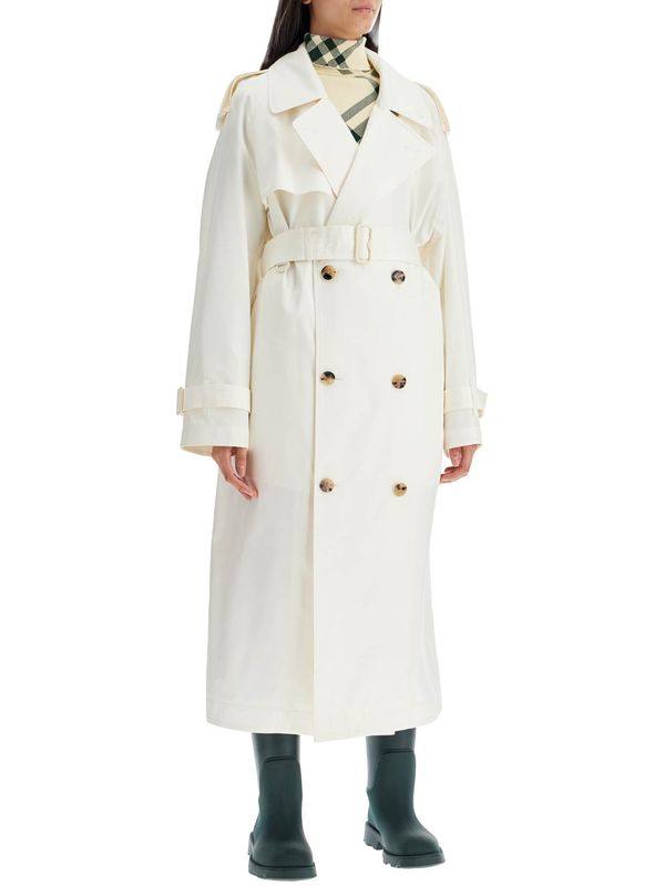 BURBERRY - Belted Double Trench Coat - Jente