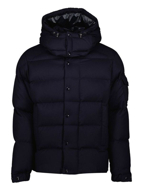 Béziers Logo Patch Hoodie Padded Jacket