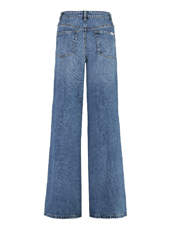 Wide Denim Pants