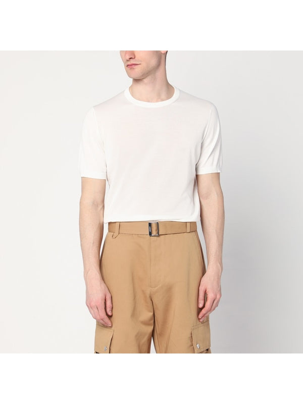 Crewneck Cotton Short-sleeve T-shirt