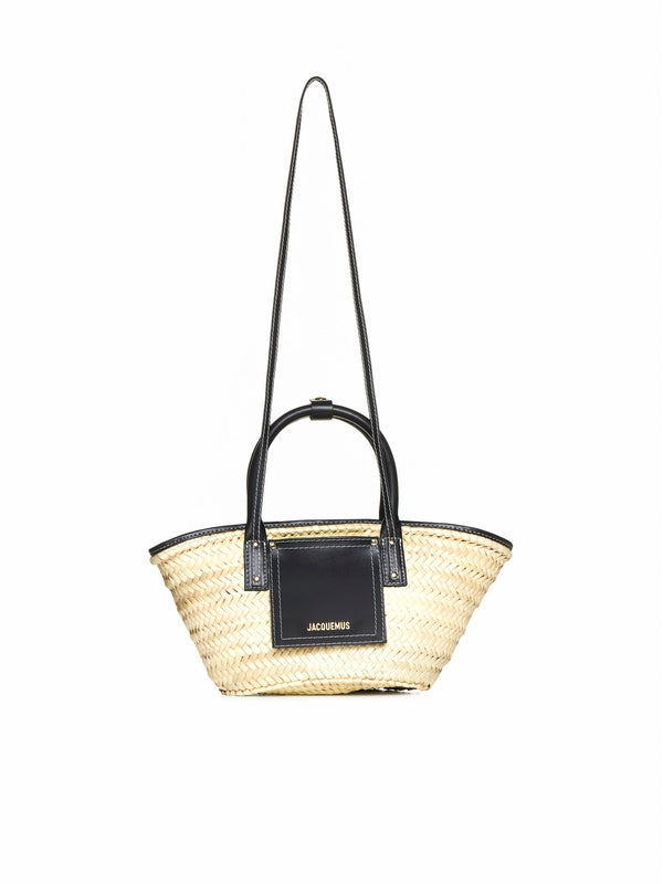 Soli Raffia Pannier Basket Tote Bag