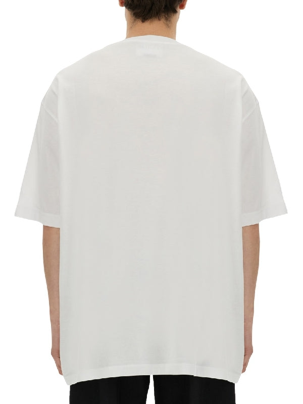 V Emblem Logo Oversized T-Shirt