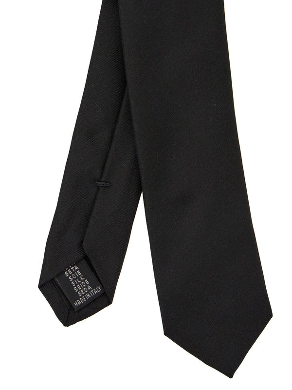 Black Silk Necktie