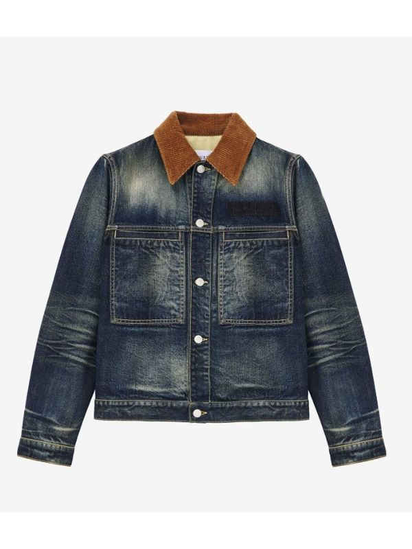 Alexander Mcqueen Blue Trucker