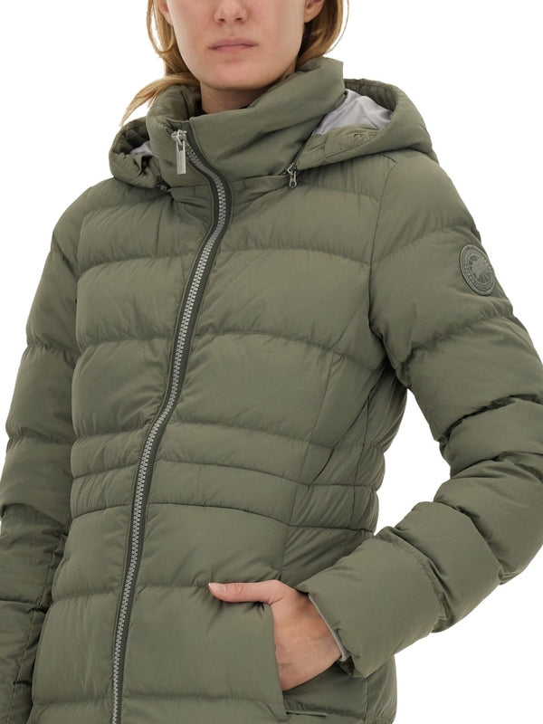 Aurora Logo Patch Nylon Puffer