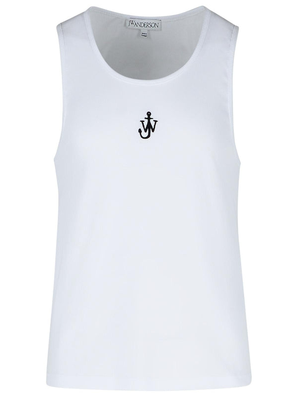 Anchor Logo Cotton Sleeveless Top