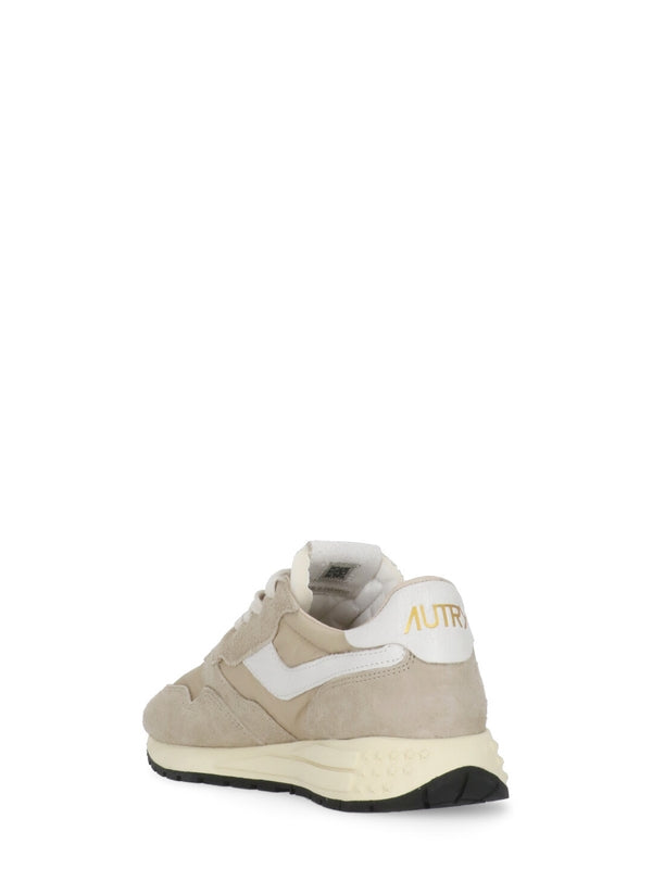 Autry Beige Low Top Sneakers