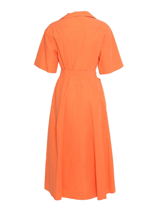 Aspesi Orange Midi Dress