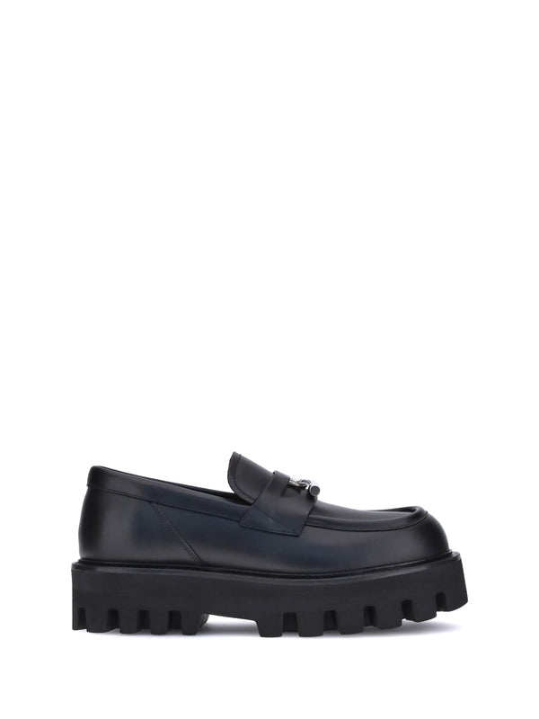 Alexander Mcqueen Black Loafers