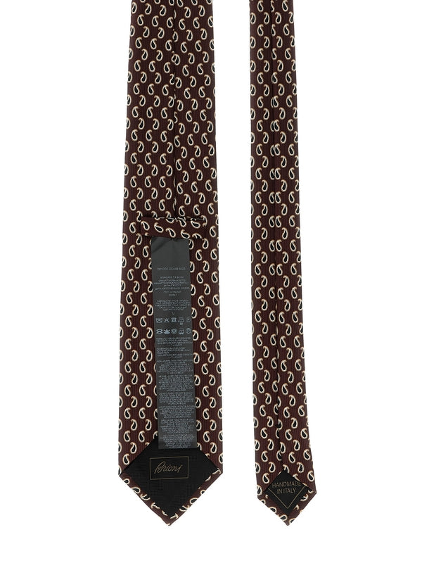 Brioni Brown Neck Ties