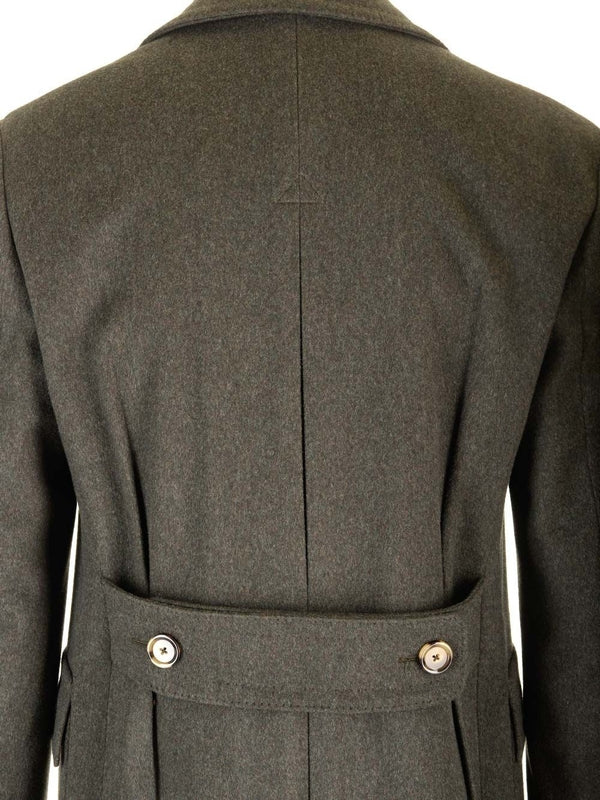 Wool Cashmere Double Breasted Coat