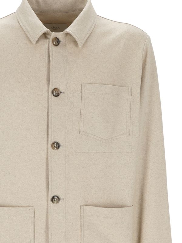 Multi Pocket Cashmere Jacket