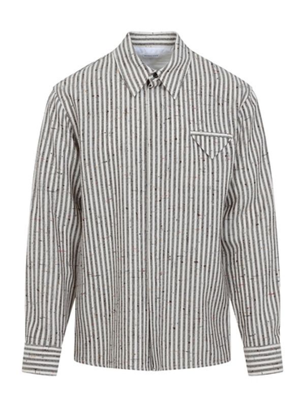 Logo Pocket Pinstripe Shirt