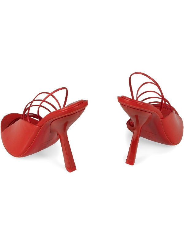 Altaire Strap Leather Sandals Heels