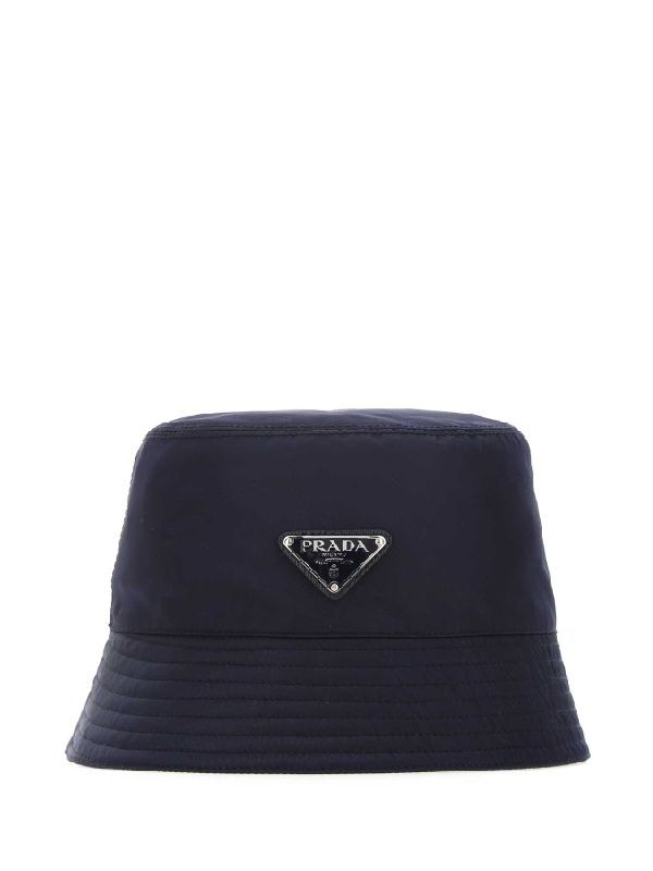 Triangle Logo Nylon Bucket Hat