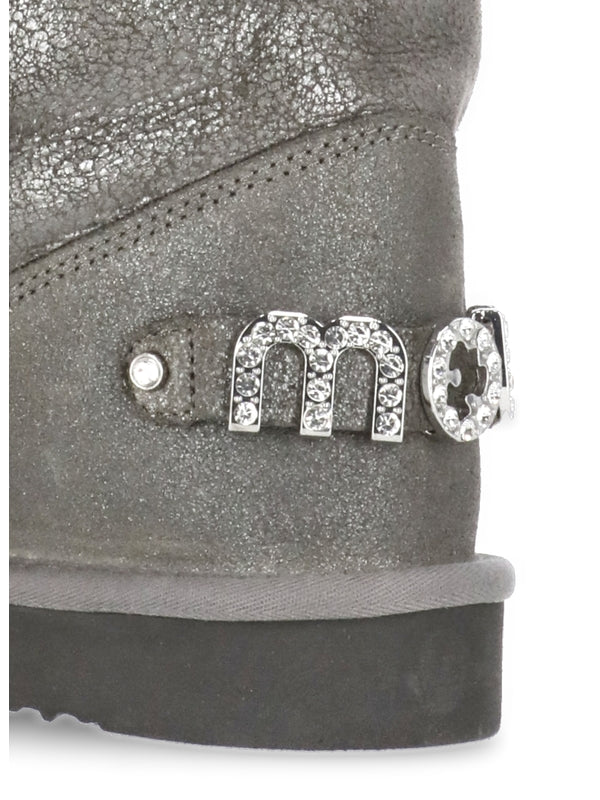 Eskimo 24 Rhinestone Logo Ankle Boots