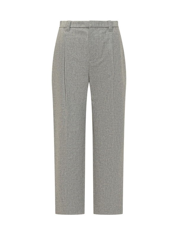 Wool Cashmere Tapered Pants