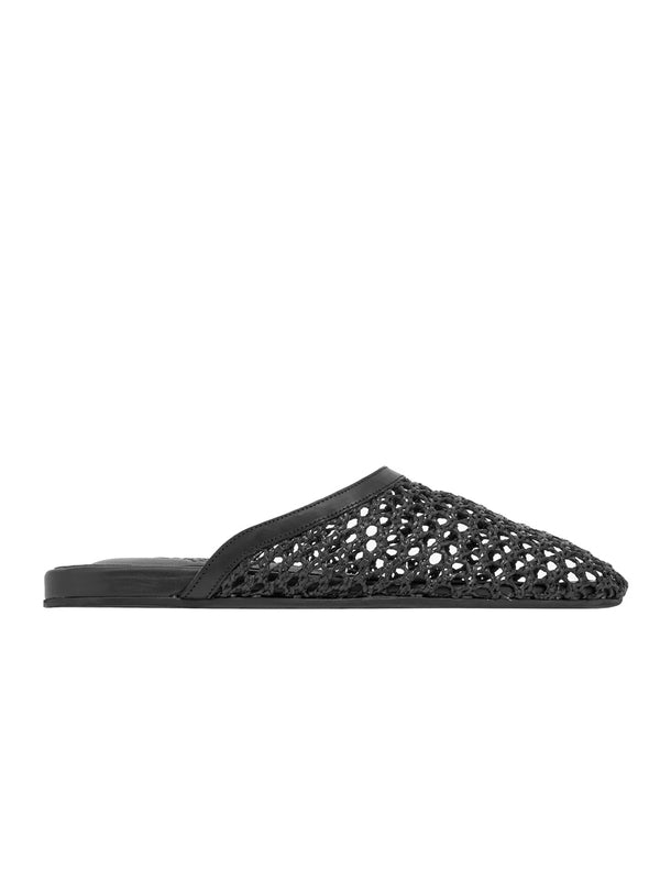 Ancient Greek Sandals Black Bloafer