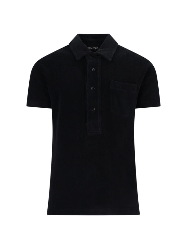 Tf Logo Cotton Polo Shirt