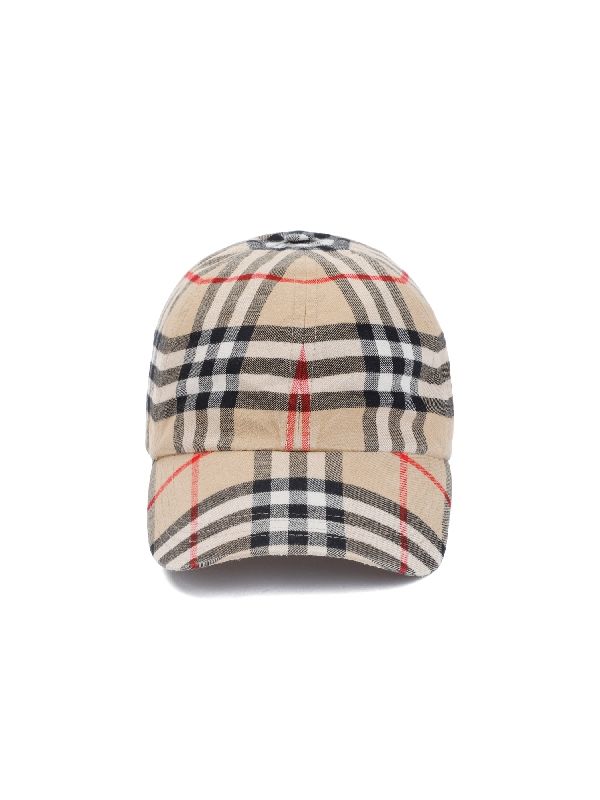 Vintage Check Cotton Cap