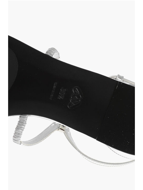 Alexander Mcqueen Silver Sandals
