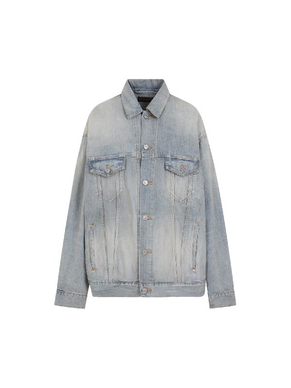 Paris Tropical Logo Denim Jacket