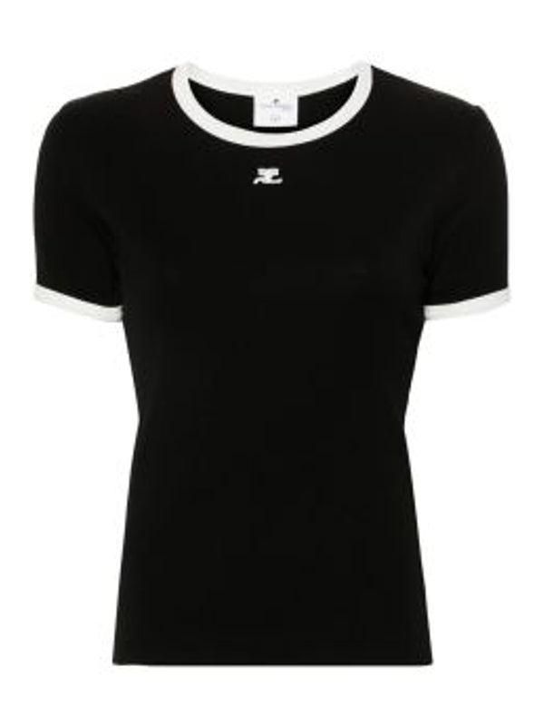 Courrèges Black Half Sleeve