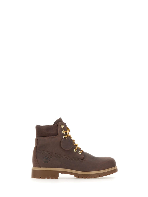 Timberland Brown Lace-Up Boots