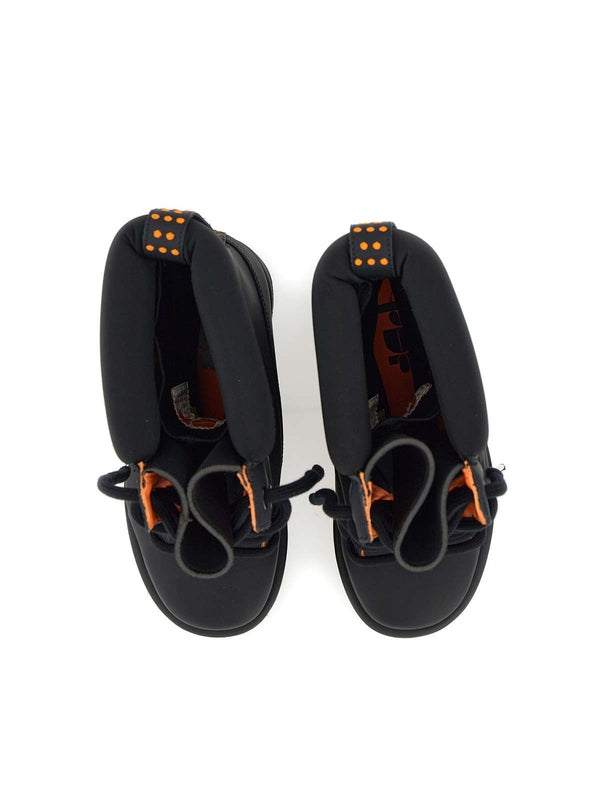 Strada High Top Lace Up Leather Boots