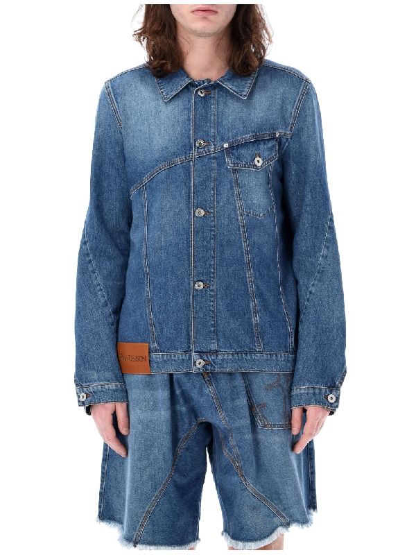 JW ANDERSON - Logopatch Twist Denim Jacket - Jente