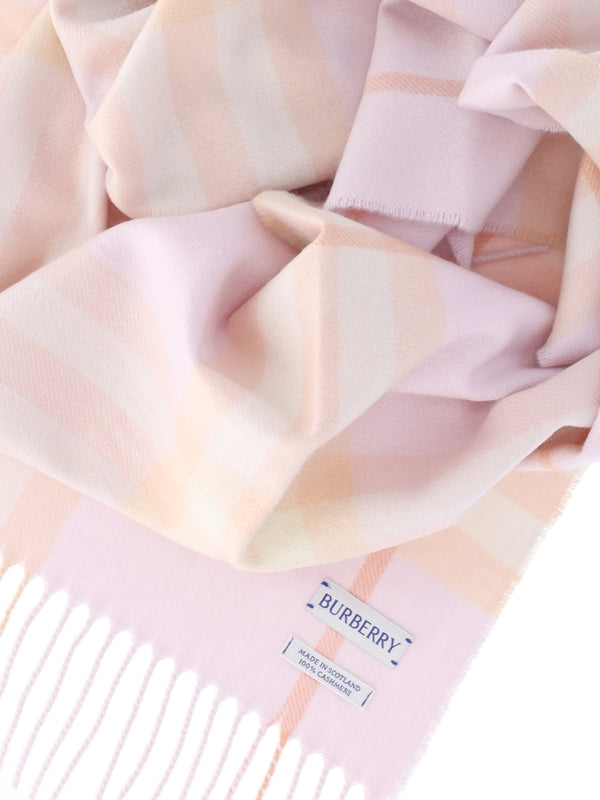 Check Pattern Cashmere Muffler