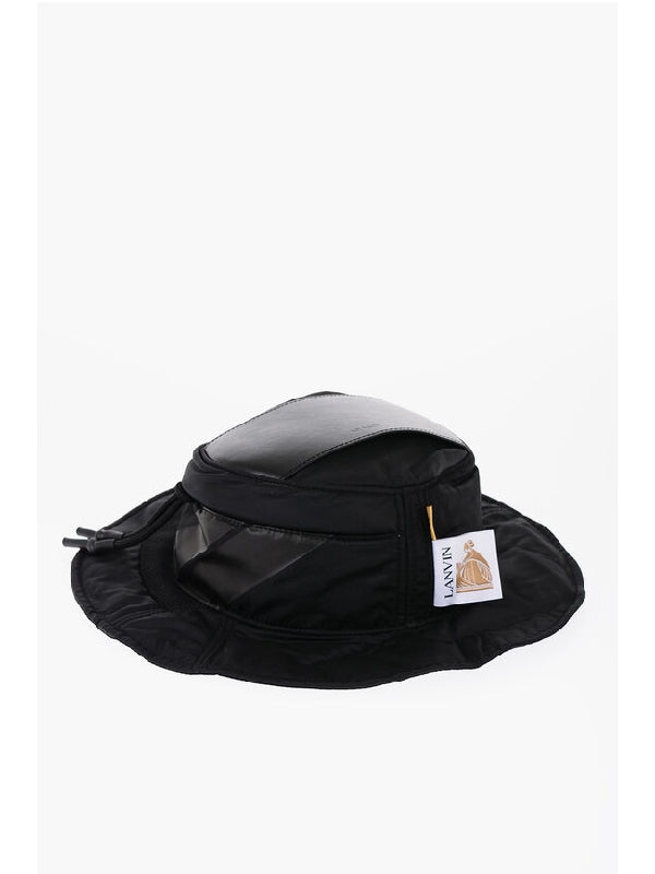Lanvin Black Bucket Hats