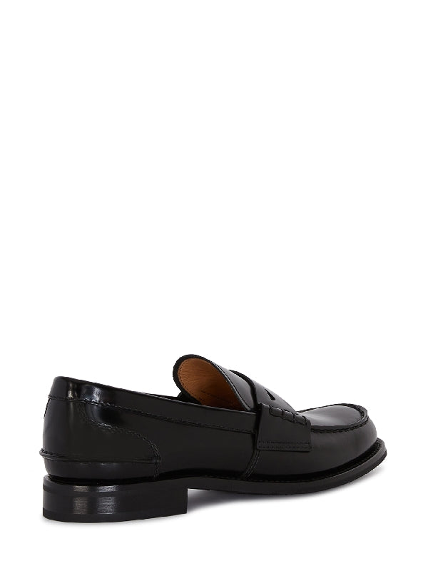 Black Leather Penny
  Loafers