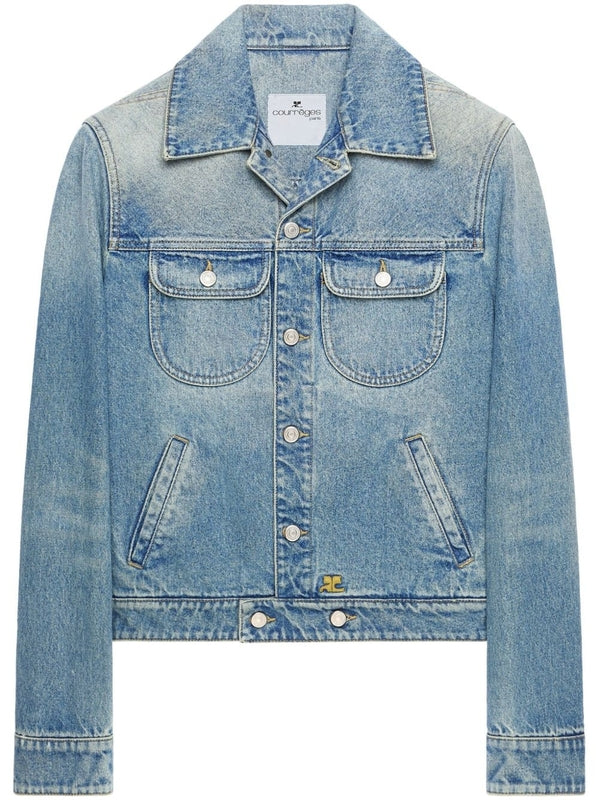 Courrèges Blue Trucker