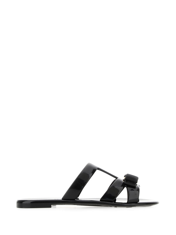 Bow Decoration Rubber Sandals