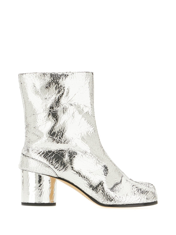 Maison Margiela Silver Ankle Boots