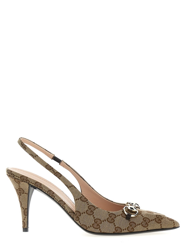 Allover GG Slingback Heel