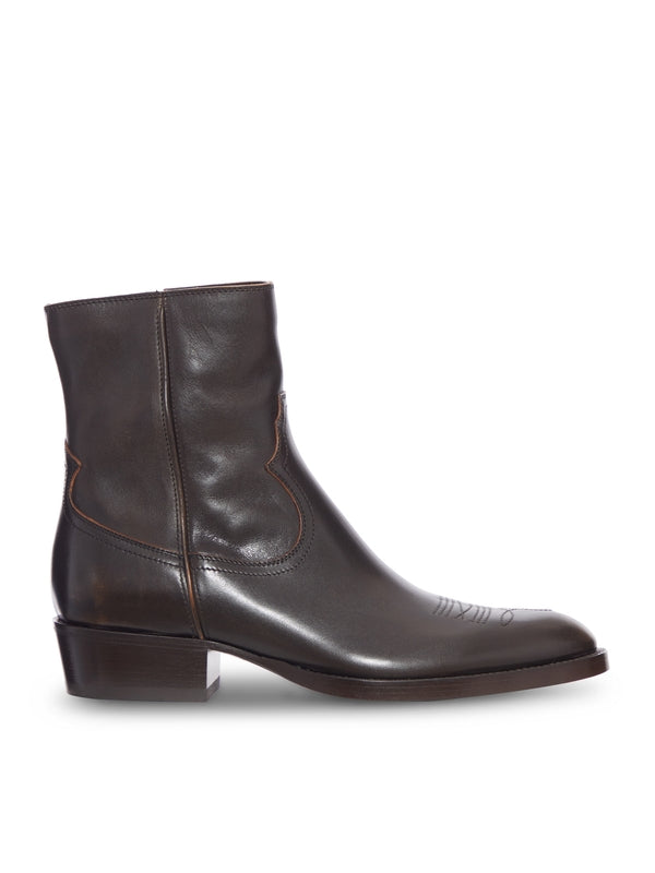 Buttero Brown Ankle Boots