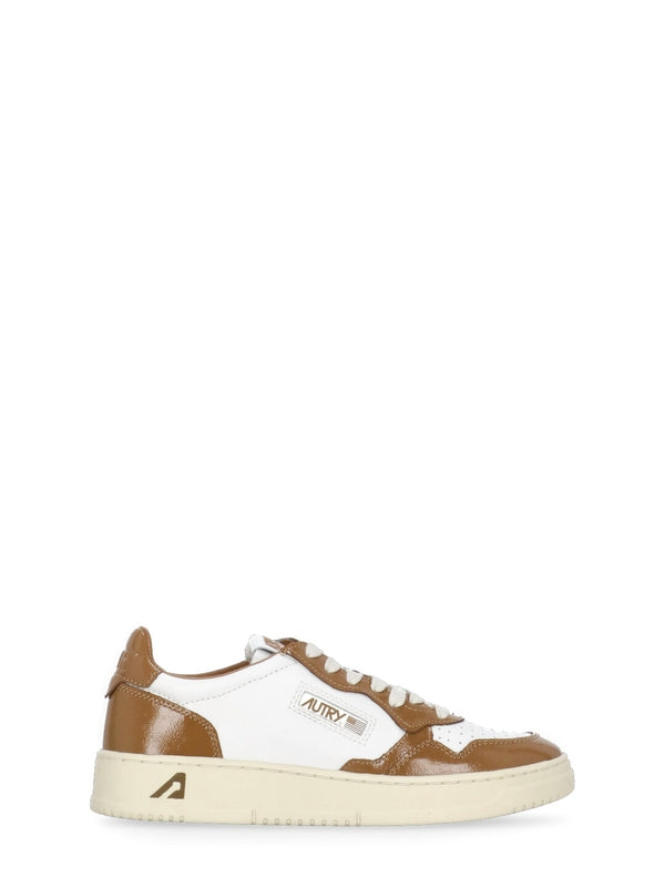 Autry Brown Low Top Sneakers